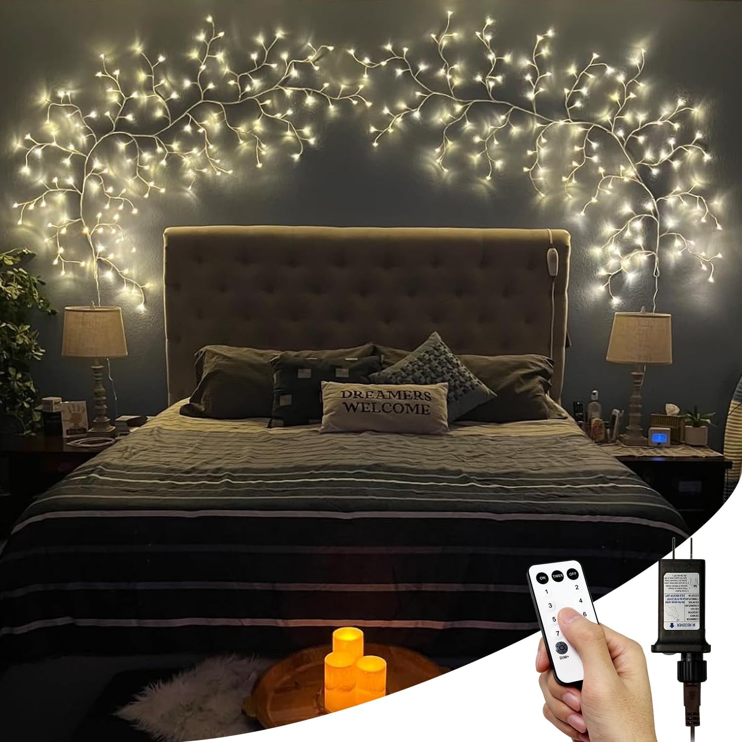 Enchanted Willow Vine Lights with Remote