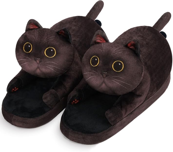 Funny Cat Slippers for Women
