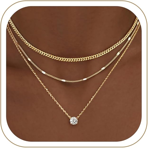 Layered Gold Necklaces