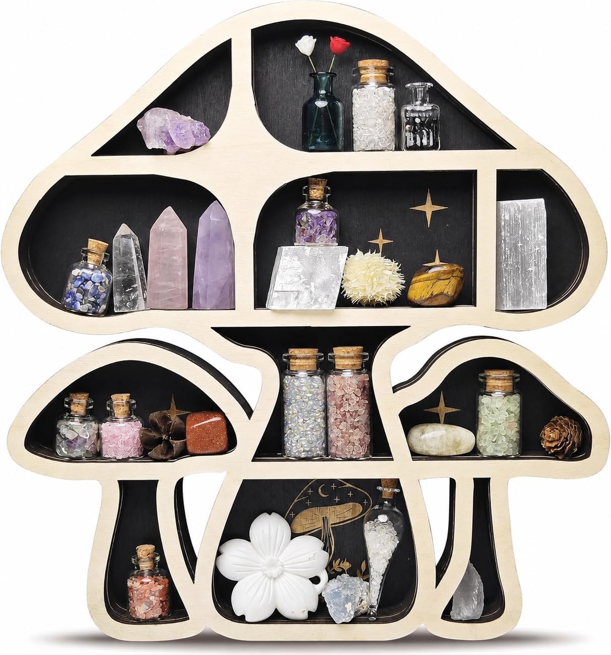  Mushroom Decor Floating Shelves