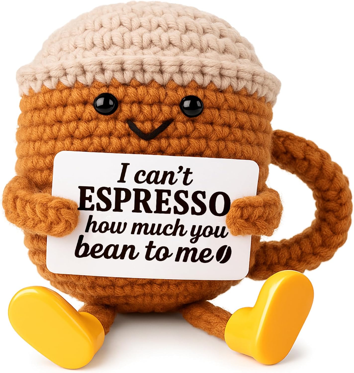 Positive Crochet Espresso Cup