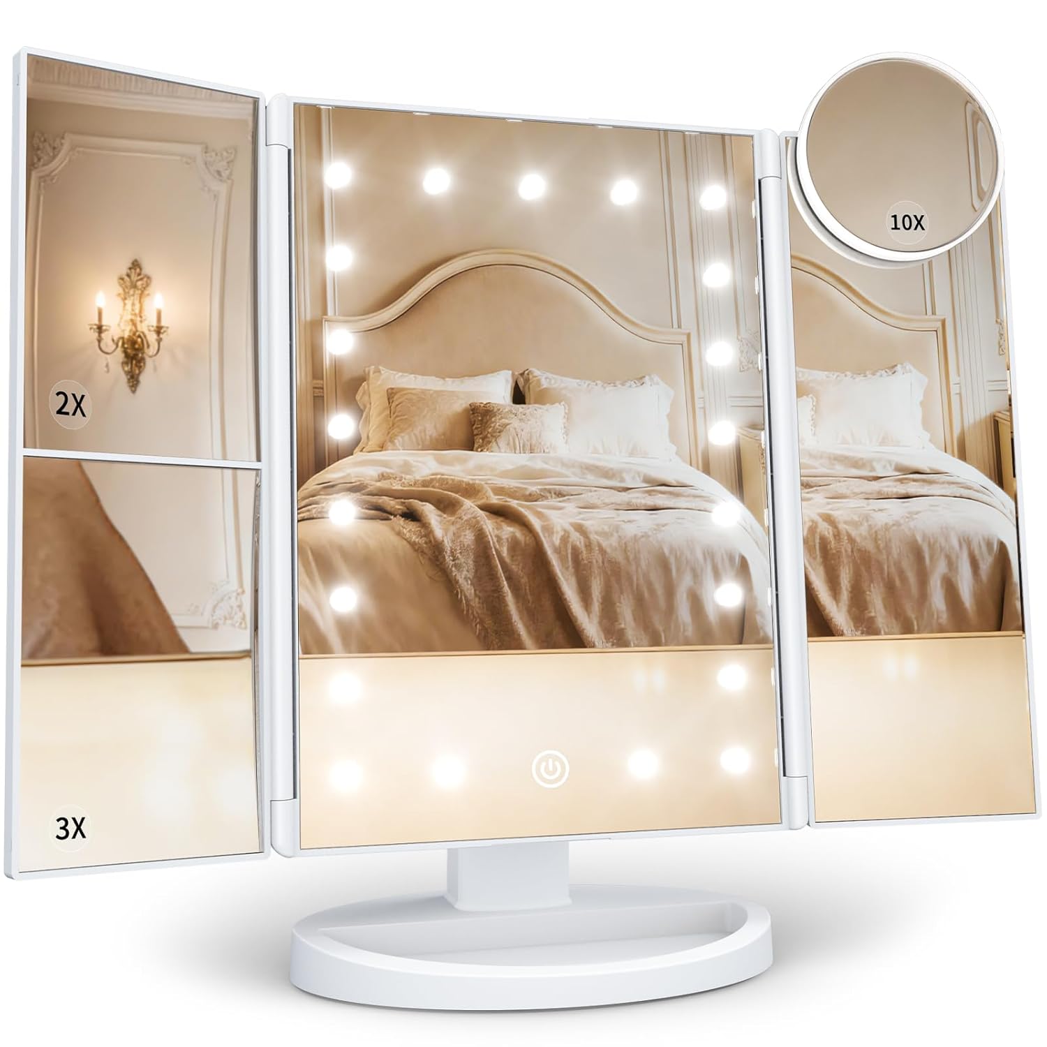 Trifold Makeup Mirror